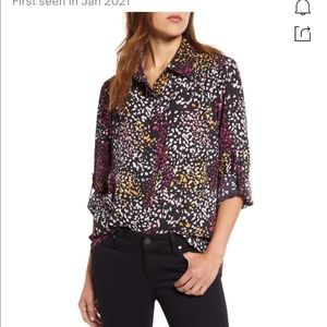 Button up blouse by Gibson